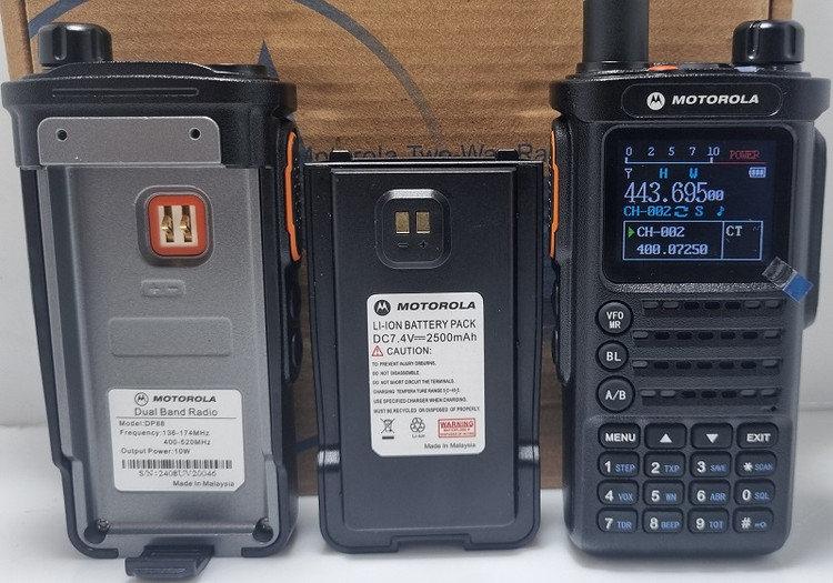 خرید فروش قیمت باتری اصلی بیسیم موتورولا DP88 دی پی 2500میلی آمپر