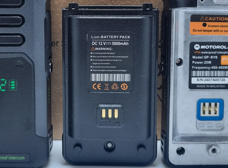 خرید فروش قیمت باتری اصلی بیسیم موتورولا GP-919 جی پی919 5800میلی آمپر