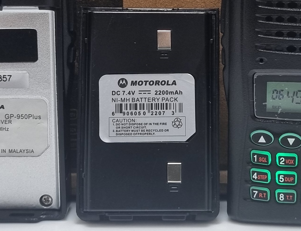 خرید فروش قیمت باتری اصلی بیسیم موتورولا GP-950 جی پی950 2200میلی آمپر